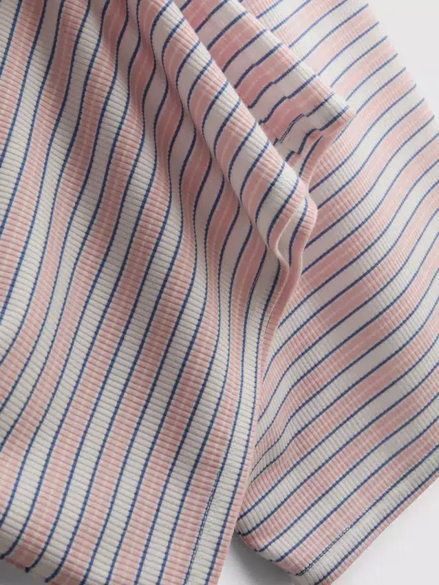 Pantaloni de Pijama cu dungi și nervuri Pantaloni de Pijama cu dungi și nervuri
