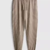 Pantaloni de Pijama cu dungi texturate Pantaloni de Pijama cu dungi texturate