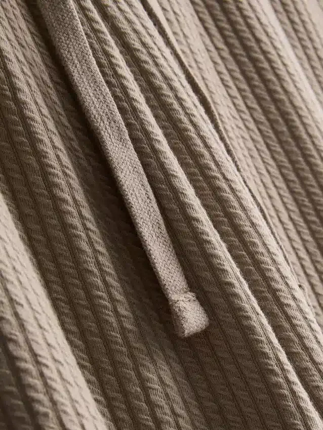 Pantaloni de Pijama cu dungi texturate Pantaloni de Pijama cu dungi texturate