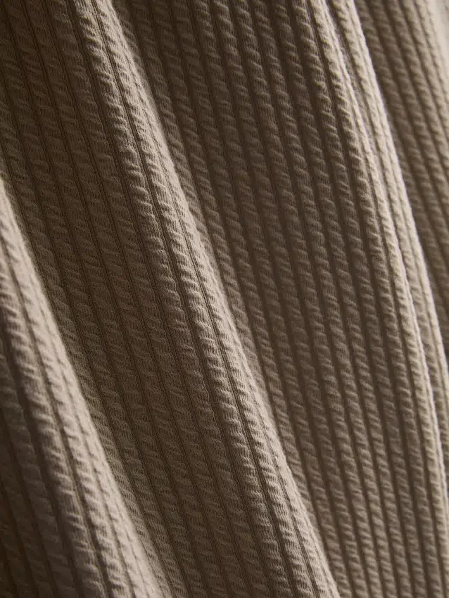 Pantaloni de Pijama cu dungi texturate Pantaloni de Pijama cu dungi texturate