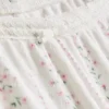 Pantaloni de Pijama cu imprimeu floral tip pointelle Pantaloni de Pijama cu imprimeu floral tip pointelle