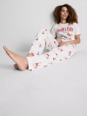 Pantaloni de Pijama cu imprimeu Winnie the Pooh de la Disney
