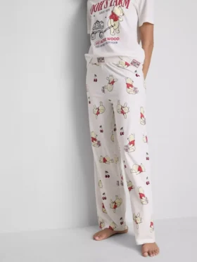 Pantaloni de Pijama cu imprimeu Winnie the Pooh de la Disney