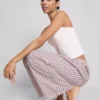 Pantaloni de pijama din bumbac cu dungi Pantaloni de pijama din bumbac cu dungi