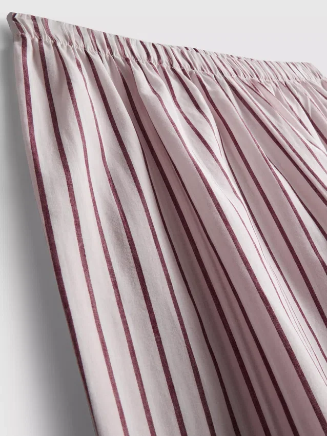 Pantaloni de pijama din bumbac cu dungi Pantaloni de pijama din bumbac cu dungi