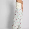 Pantaloni de Pijama din bumbac cu imprimeu Pantaloni de Pijama din bumbac cu imprimeu