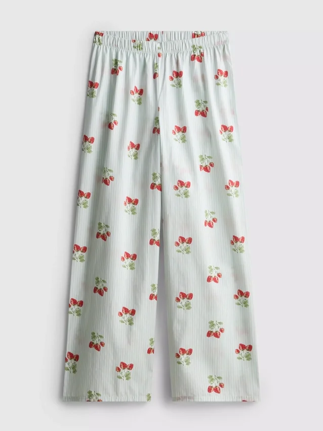 Pantaloni de Pijama din bumbac cu imprimeu Pantaloni de Pijama din bumbac cu imprimeu