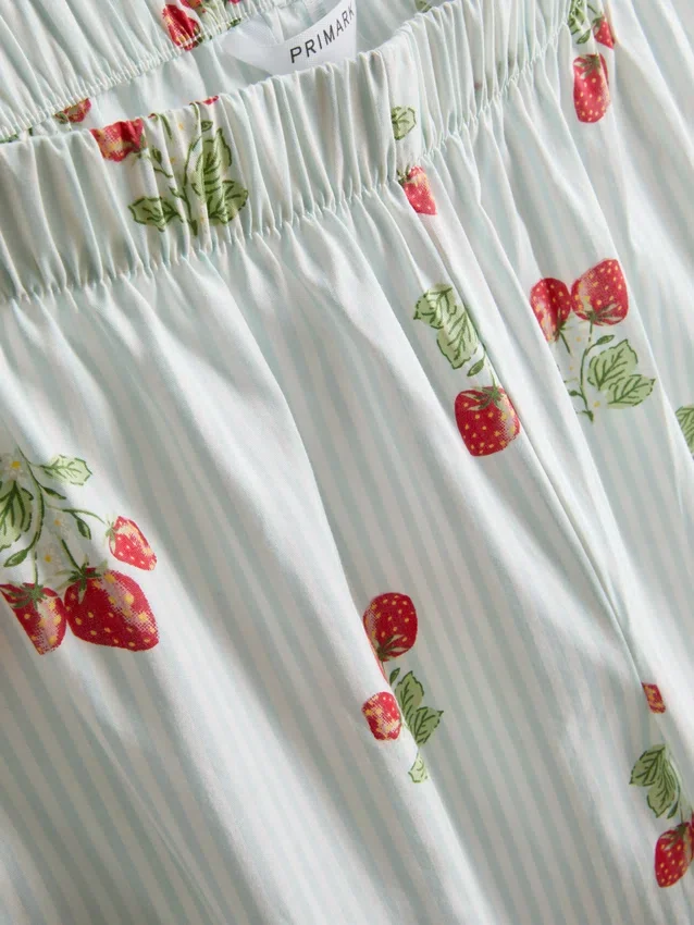 Pantaloni de Pijama din bumbac cu imprimeu Pantaloni de Pijama din bumbac cu imprimeu