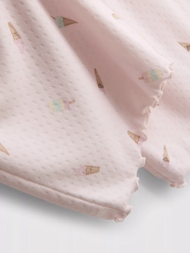 Pantaloni de Pijama „Love to Lounge” cu imprimeu înghețată Pantaloni de Pijama „Love to Lounge” cu imprimeu înghețată