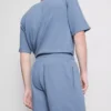 Pantaloni de pijama texturati cu șnur Pantaloni de pijama texturati cu șnur