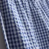 Pantaloni de pijamale din bumbac cu imprimeu gingham Pantaloni de pijamale din bumbac cu imprimeu gingham