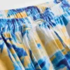 Pantaloni de plajă cu croi larg, cu imprimeu