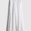 Pantaloni de plajă din bumbac cu croi larg Pantaloni de plajă din bumbac cu croi larg