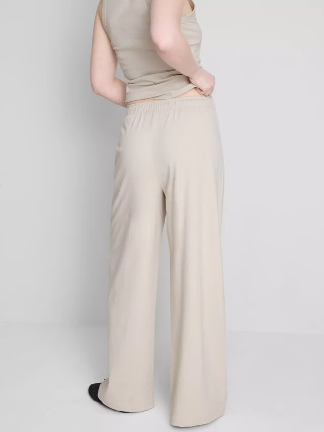 Pantaloni de Trening casual din bumbac, cu croi larg Pantaloni de Trening casual din bumbac, cu croi larg
