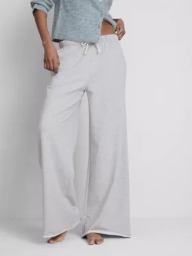 Pantaloni de Trening confortabili, cu croi larg, din amestec de bumbac