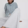 Pantaloni de Trening confortabili, cu croi larg, din amestec de bumbac Pantaloni de Trening confortabili, cu croi larg, din amestec de bumbac
