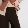 Pantaloni de Trening confortabili, cu croi larg, din amestec de bumbac Pantaloni de Trening confortabili, cu croi larg, din amestec de bumbac