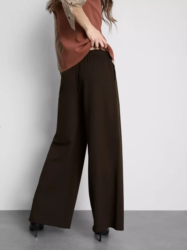 Pantaloni de Trening confortabili, cu croi larg, din amestec de bumbac Pantaloni de Trening confortabili, cu croi larg, din amestec de bumbac