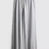 Pantaloni de Trening confortabili, cu croi larg, din amestec de bumbac Pantaloni de Trening confortabili, cu croi larg, din amestec de bumbac