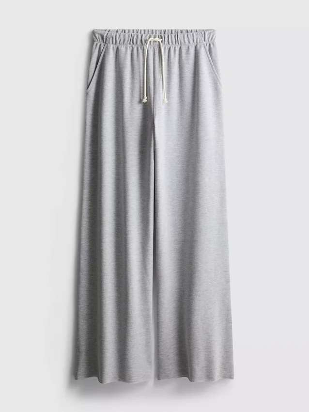 Pantaloni de Trening confortabili, cu croi larg, din amestec de bumbac Pantaloni de Trening confortabili, cu croi larg, din amestec de bumbac