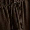 Pantaloni de Trening confortabili, cu croi larg, din amestec de bumbac Pantaloni de Trening confortabili, cu croi larg, din amestec de bumbac