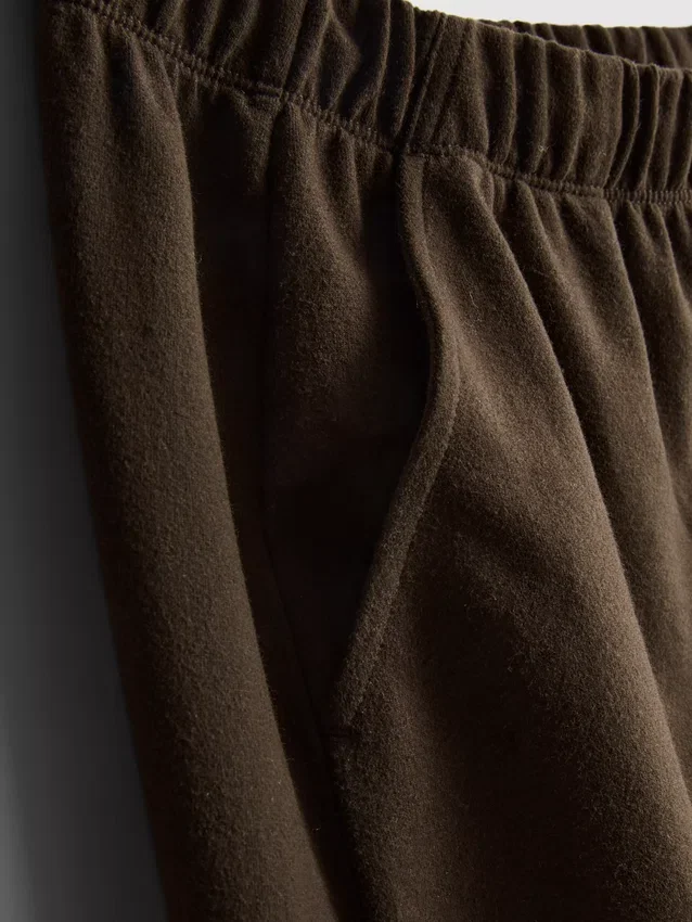 Pantaloni de Trening confortabili, cu croi larg, din amestec de bumbac Pantaloni de Trening confortabili, cu croi larg, din amestec de bumbac