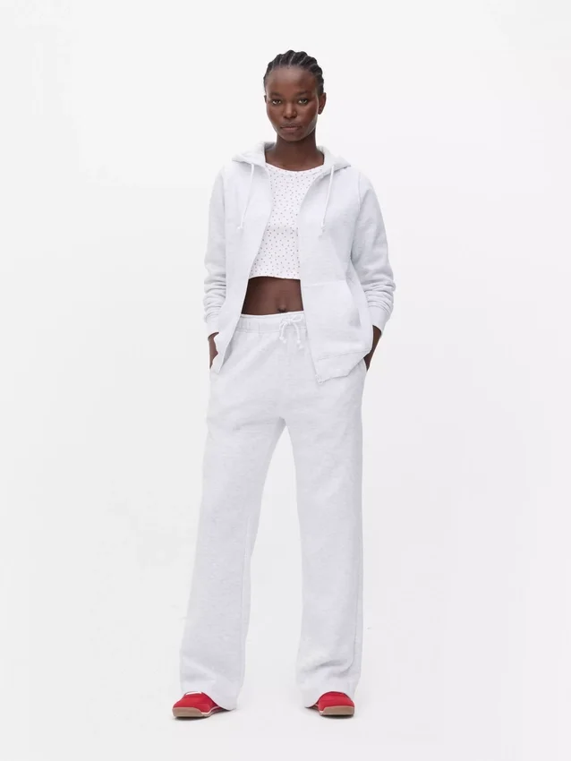 Pantaloni de trening cu croi drept Pantaloni de trening cu croi drept