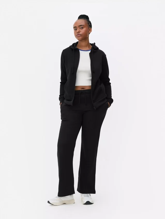 Pantaloni de trening cu croi drept Pantaloni de trening cu croi drept