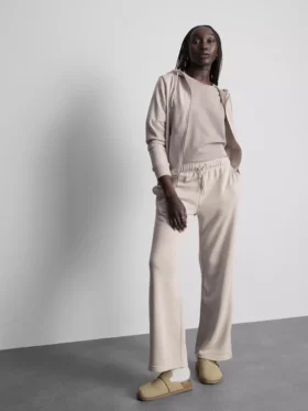 Pantaloni de Trening cu croi drept din amestec de bumbac