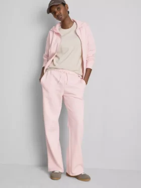Pantaloni de Trening cu croi drept din amestec de bumbac
