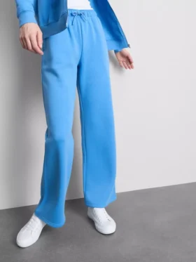 Pantaloni de Trening cu croi drept din amestec de bumbac