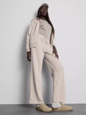 Pantaloni de Trening cu croi drept din amestec de bumbac
