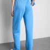 Pantaloni de Trening cu croi drept din amestec de bumbac