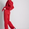 Pantaloni de Trening cu croi drept din amestec de bumbac Pantaloni de Trening cu croi drept din amestec de bumbac