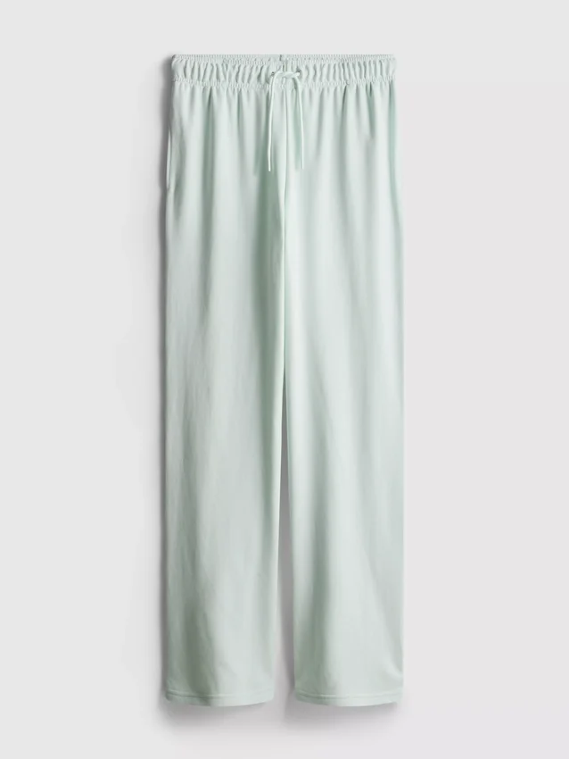 Pantaloni de Trening cu croi drept din amestec de bumbac Pantaloni de Trening cu croi drept din amestec de bumbac
