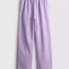 Pantaloni de Trening cu croi drept din amestec de bumbac Pantaloni de Trening cu croi drept din amestec de bumbac