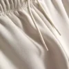 Pantaloni de Trening cu croi drept din amestec de bumbac Pantaloni de Trening cu croi drept din amestec de bumbac