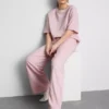 Pantaloni de trening cu croi larg, cu conținut ridicat de bumbac Pantaloni de trening cu croi larg, cu conținut ridicat de bumbac