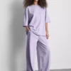 Pantaloni de trening cu croi larg, cu conținut ridicat de bumbac Pantaloni de trening cu croi larg, cu conținut ridicat de bumbac