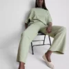 Pantaloni de trening cu croi larg, cu conținut ridicat de bumbac Pantaloni de trening cu croi larg, cu conținut ridicat de bumbac