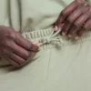 Pantaloni de trening cu croi larg, cu conținut ridicat de bumbac Pantaloni de trening cu croi larg, cu conținut ridicat de bumbac