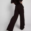 Pantaloni de trening cu croi larg, cu conținut ridicat de bumbac Pantaloni de trening cu croi larg, cu conținut ridicat de bumbac