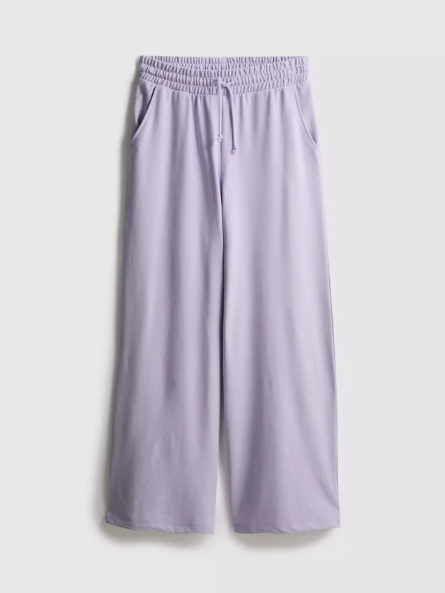 Pantaloni de trening cu croi larg, cu conținut ridicat de bumbac Pantaloni de trening cu croi larg, cu conținut ridicat de bumbac