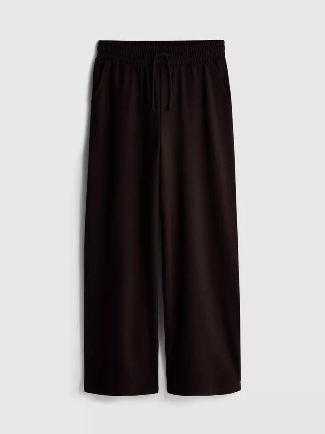 Pantaloni de trening cu croi larg, cu conținut ridicat de bumbac Pantaloni de trening cu croi larg, cu conținut ridicat de bumbac