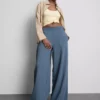Pantaloni de Trening cu croi larg, plisați, cu conținut ridicat de bumbac Pantaloni de Trening cu croi larg, plisați, cu conținut ridicat de bumbac