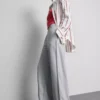 Pantaloni de Trening cu croi larg, plisați, cu conținut ridicat de bumbac Pantaloni de Trening cu croi larg, plisați, cu conținut ridicat de bumbac