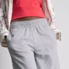 Pantaloni de Trening cu croi larg, plisați, cu conținut ridicat de bumbac Pantaloni de Trening cu croi larg, plisați, cu conținut ridicat de bumbac