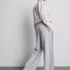Pantaloni de Trening cu croi larg, plisați, cu conținut ridicat de bumbac Pantaloni de Trening cu croi larg, plisați, cu conținut ridicat de bumbac