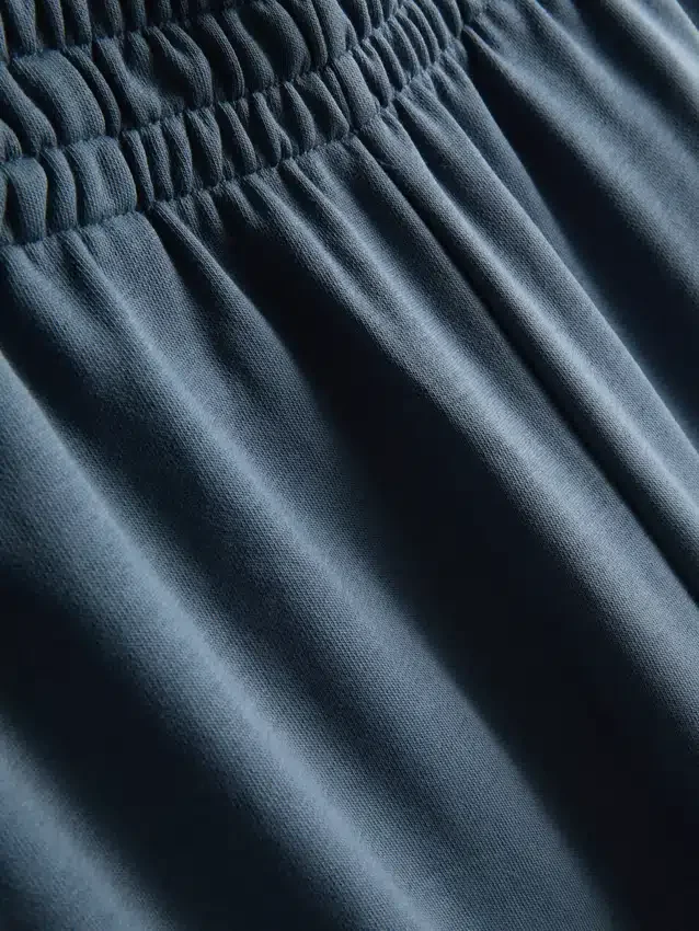 Pantaloni de Trening cu croi larg, plisați, cu conținut ridicat de bumbac Pantaloni de Trening cu croi larg, plisați, cu conținut ridicat de bumbac