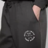 Pantaloni de Trening cu manșete, din amestec de bumbac, cu imprimeu